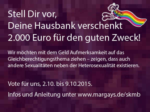 Spendenkampange 2015 von Sparkasse Marburg-Biedenkopf
